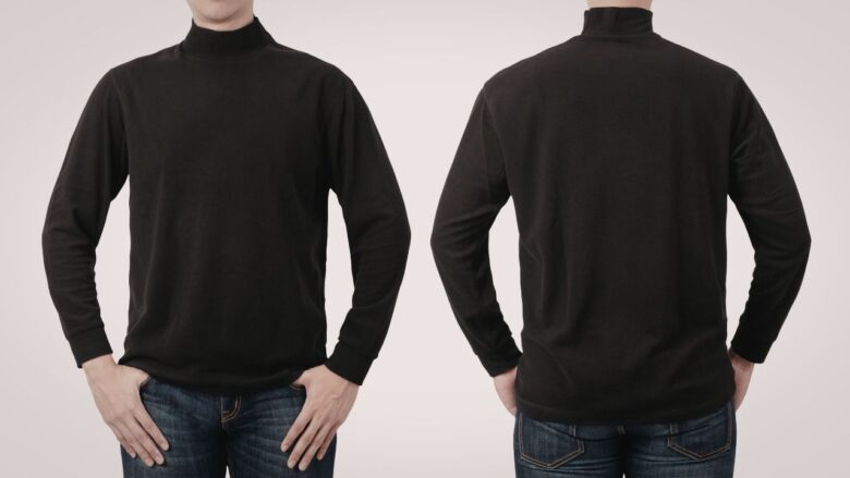 服をジャストサイズで着るイメージ