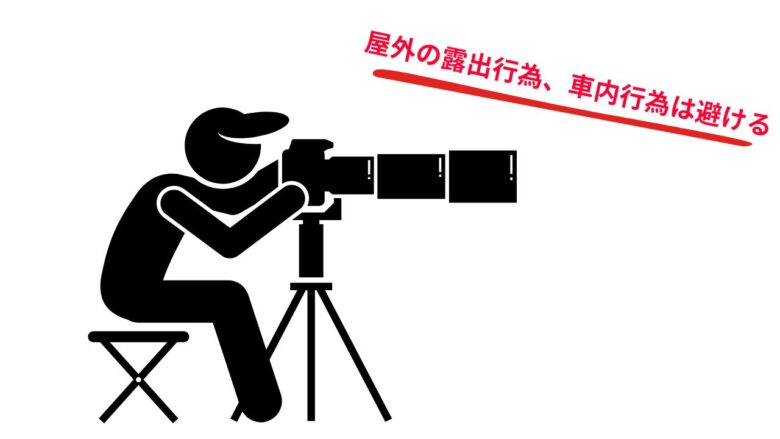 離れた場所からの望遠撮影リスク