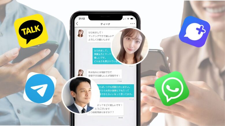 パパ活で使えるLINE以外の連絡アプリ比較