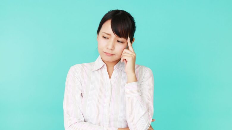 華の会メールが合わなかった女性のイメージ