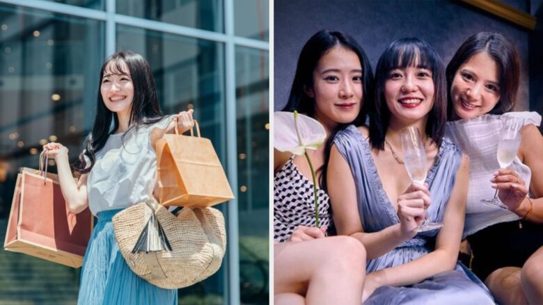 港区女子とパパ活女子の比較イメージ