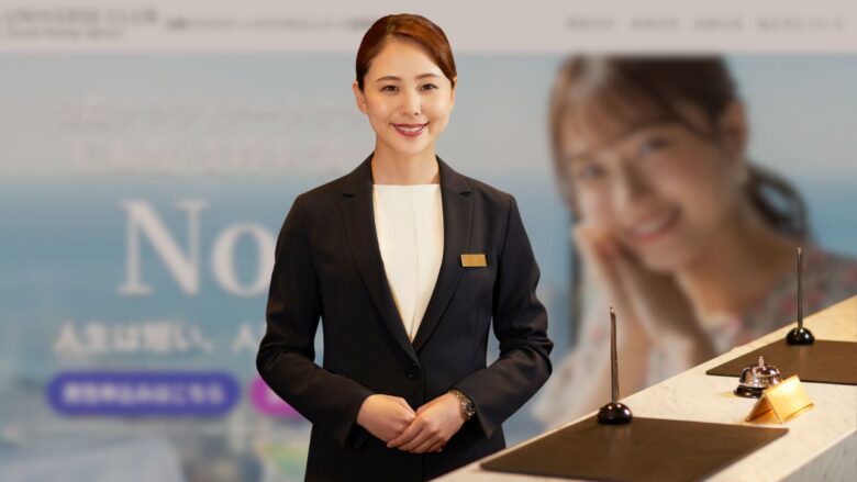 交際クラブで女性を紹介するスタッフのイメージ