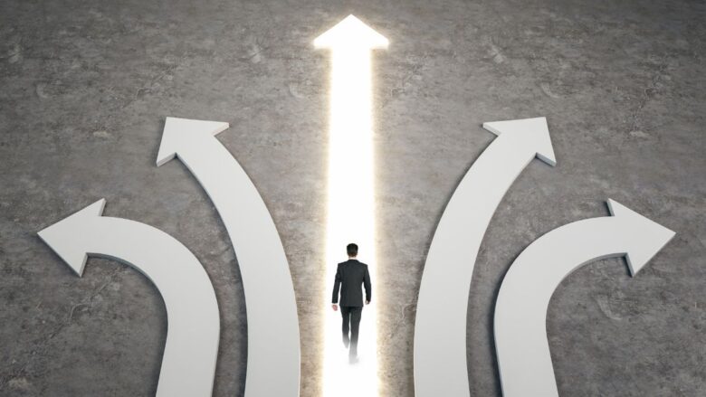 パパ活で成功と失敗を分ける選択の分岐点のイメージ