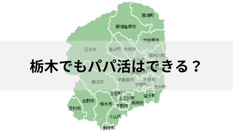 パパ活が可能な栃木のイメージ