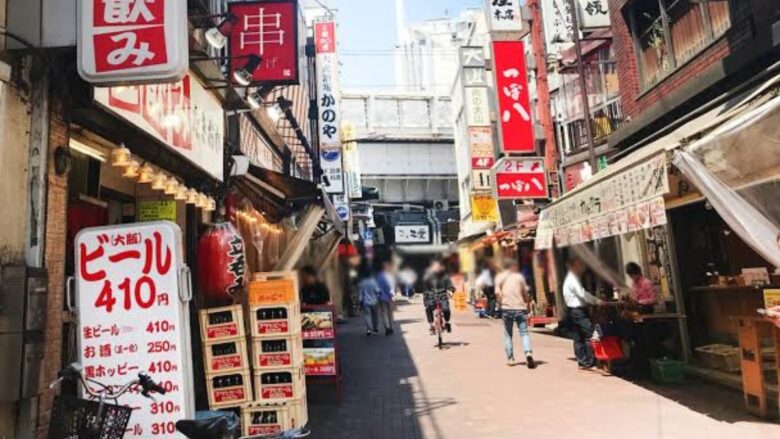 女子大生とパパ活デートをした上野の飲み屋街のイメージ