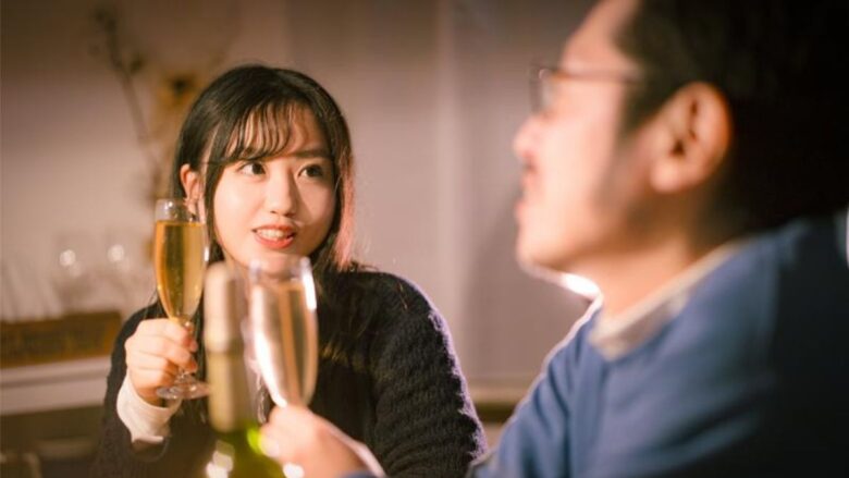 ペイターズで女子大生とパパ活をする男性のイメージ